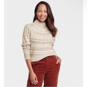 KNOX ROSE - STRIPED SWEATER